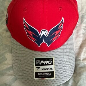 Red and Gray Washington capitals Fanatics Cap